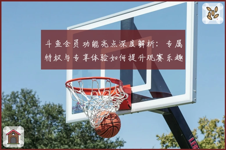 斗鱼会员功能亮点深度解析：专属特权与专享体验如何提升观赛乐趣